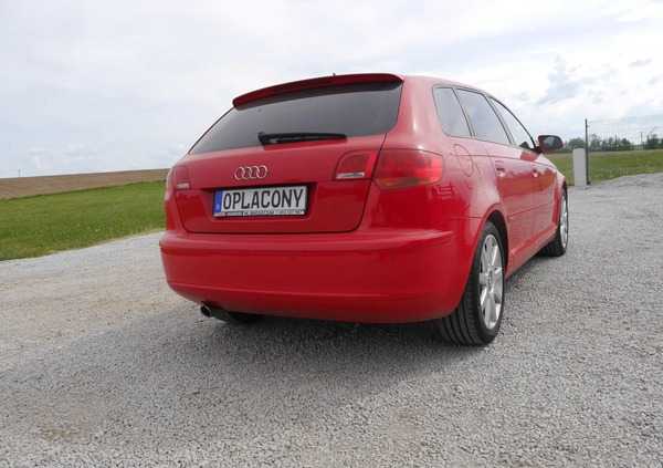 Audi A3 cena 18800 przebieg: 221694, rok produkcji 2006 z Szczytna małe 326